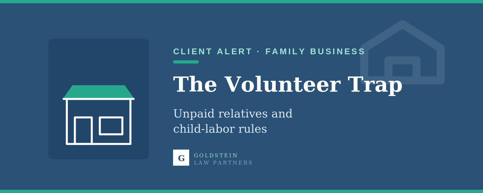 The Family-Volunteer Trap