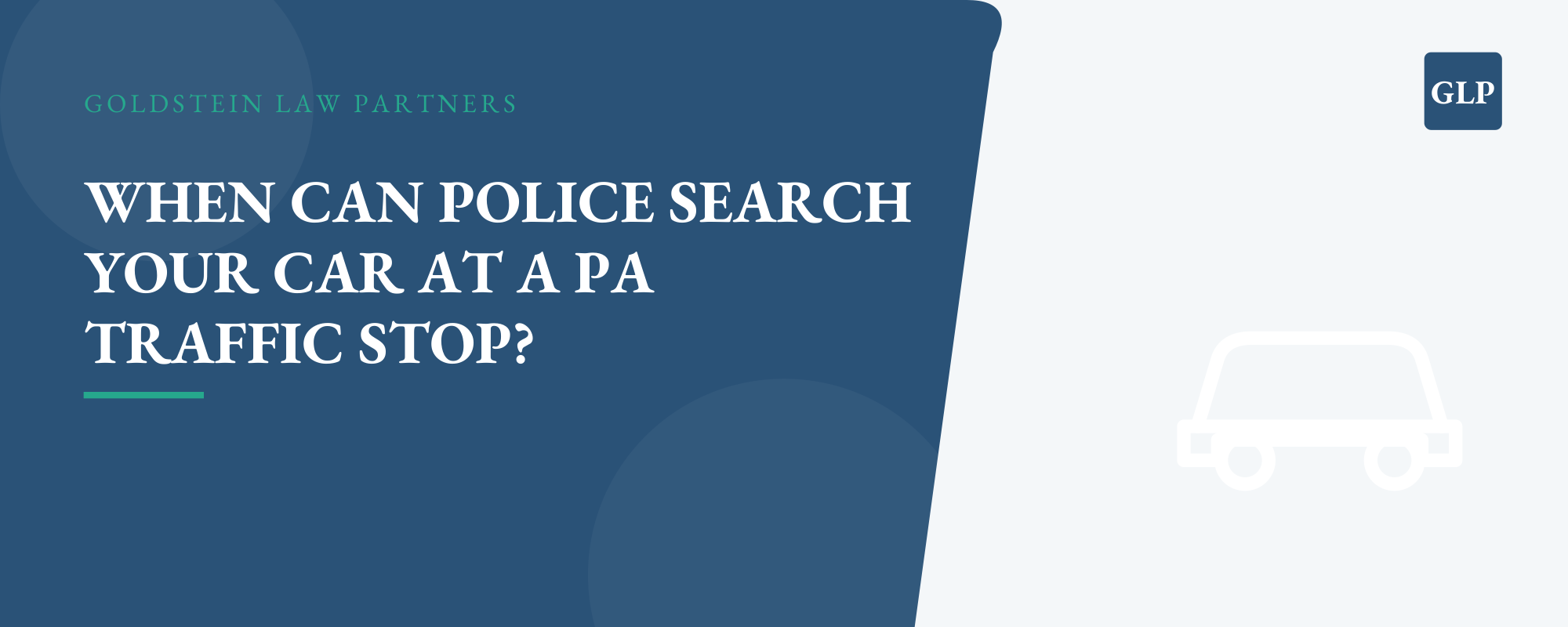 Vehicle Searches at a PA Traffic Stop